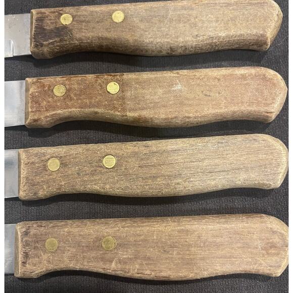 SET OF 4. VINTAGE DELCO ORIGINAL STEAK HOUSE KNIVES - Pre-owned - Picture 2 of 5